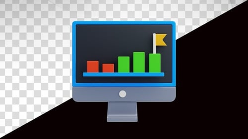 3D Animation of Success Chart