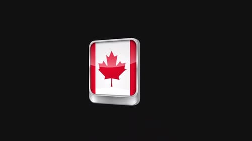 Canada logo 3D | Alpha Channel