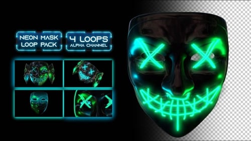 Neon Mask Loop Pack