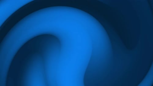 Smooth Blue Fluid Abstract Waves Motion Background