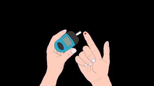 Blood Sugar Level Measurement Using a Glucometer