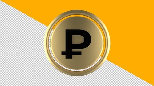 Moneda rublo 4K