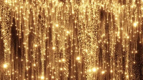 Fond de Noël animé en boucle d'étoiles filantes sur fond noir