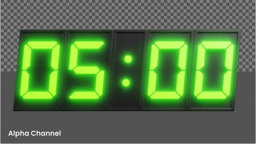 Digital LED Countdown Timer 5 Seconds