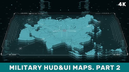 Mapas de interfaz de usuario HUD militar. Parte 2