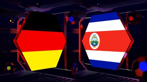 Costa Rica Vs Germany Football World Cup Qatar 2022 Background Loop