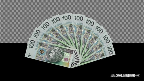 3D Money Polish Spread Animation | Alpha Loop