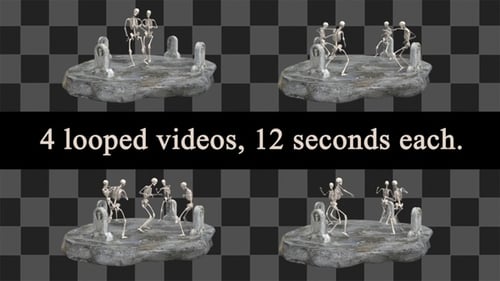 Skeleton Party Dance Loops Pack