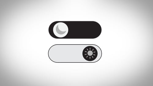 Dark Mode ON OFF Toggle Animation | Light and Dark Theme Switch UI Motion