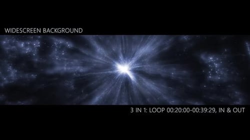 Abstract Cosmic Light Particle Burst Background