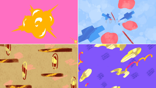 Hand Drawn Artistic Abstract Transitions and Elements