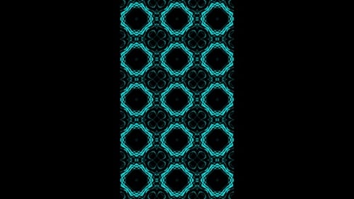 Vertical Abstract Colorful Kaleidoscope VJ Loop V4