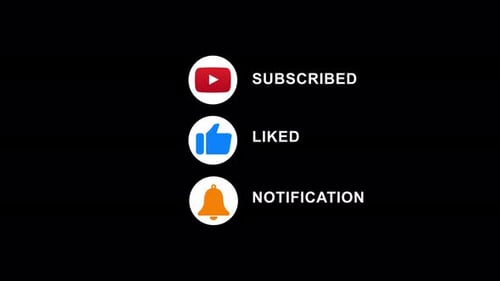 Youtube Subscribe Alpha 4K Resolution