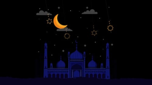 Ramadan Kareem Alpha Channel Background