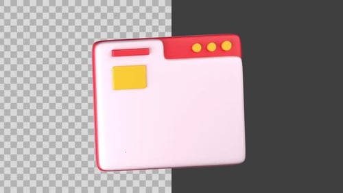 Modern 3D SEO Analytics and Digital Marketing Animation