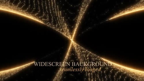 Sacred Wave Frequency Particles Widescreen Background Loop