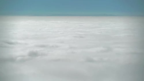 8K Landscape Above The Clouds On Mountain