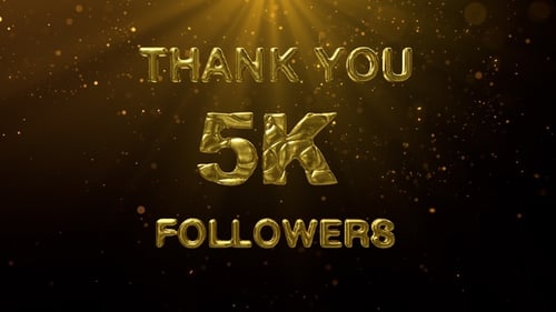 5K Followers Celebration Greeting