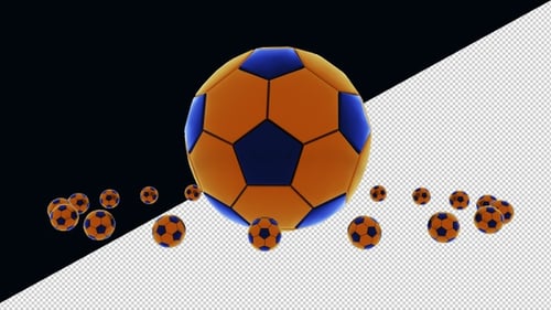 Circuito de fondo transparente de fútbol V4