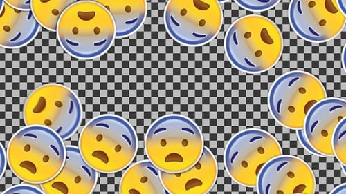 Animated Emoji Pattern Transition