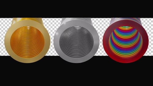 3d Circle Transition Animation