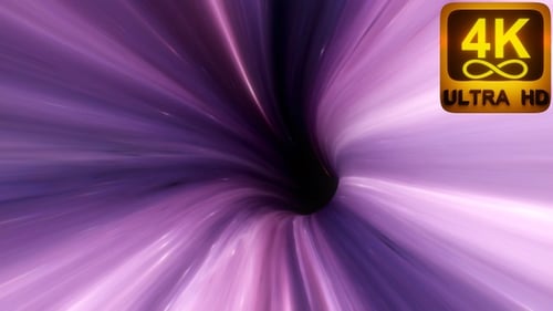 Abstract science fiction energy tunnel space seamless loop. Wormhole travel through time and space