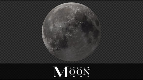 Moon Rotation, Loop + Alpha Channel, Backgrounds Motion Graphics ft ...