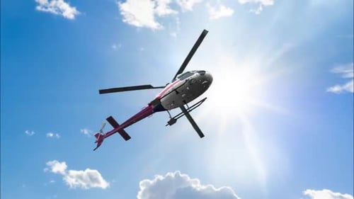 Realistic 3D Helicopter Animation with Alpha Channel