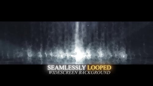 Winter Particles Grey - Loop de fundo widescreen