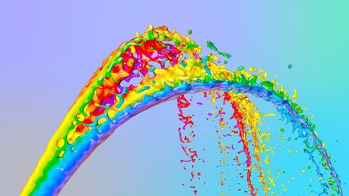 Pintura multicolor Splash V4