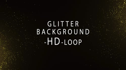 Elegant Golden Particles Loop Background Animation