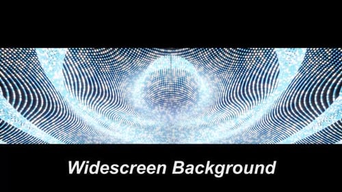 Abstract Blue Particle Mesh Widescreen Background Loop