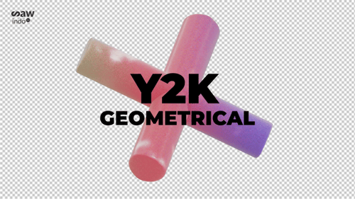 3 D Animation Y2 K 3 D Geometric Purple Red V4 Loop No Background