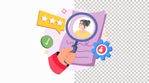 Human Resources Animation Alpha Channel