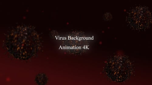 Virus-Hintergrundanimation