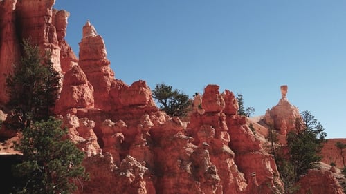 Breathtaking formations of Bryce Canyon National Park, showcasing unique rock structures.