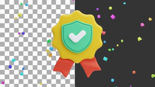 3D Animation of Building Customer Trust Through Reliability | Alpha Channel