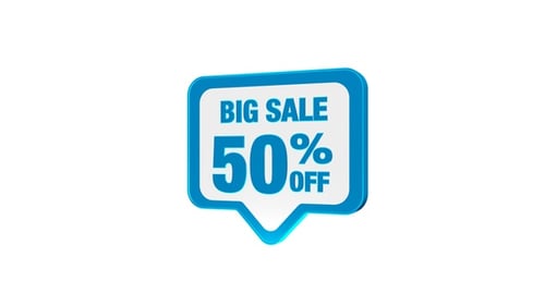 Big Sale Discount Badge 50 Percent Off