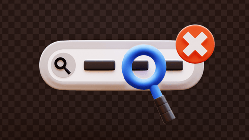 Animated 3D Search Bar User Interface with Magnifying Glass