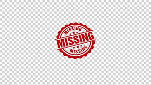 Missing Rubber Stamp Alpha