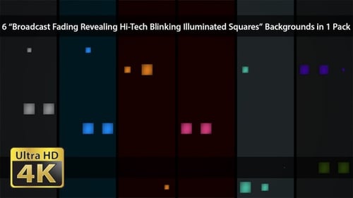 Animated Geometric Cubes Particles Transition Pack