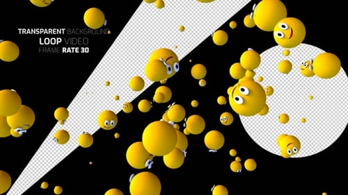 Face Rolling Emoji Background Alpha