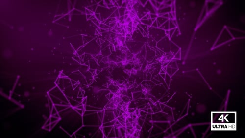 Purple Technology Plexus Background V9