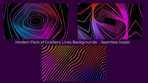 Modern Gradient Lines Backgrounds