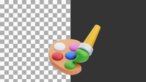 Animación 3D que explora las paletas de colores más populares para una estética moderna | Alpha Channel