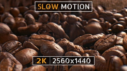 Delicious Roasted Coffee Beans Close Up