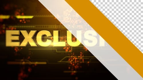 Exklusives Reveal Transition Wipe Golden