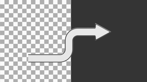 3D Animation of Arrows | Alpha Channel