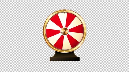 Spinning Wheel of Fortune Prize Selector Animation