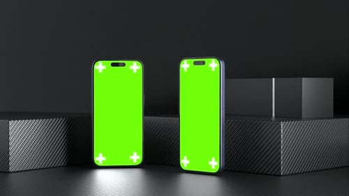 Phone Mockup green screen